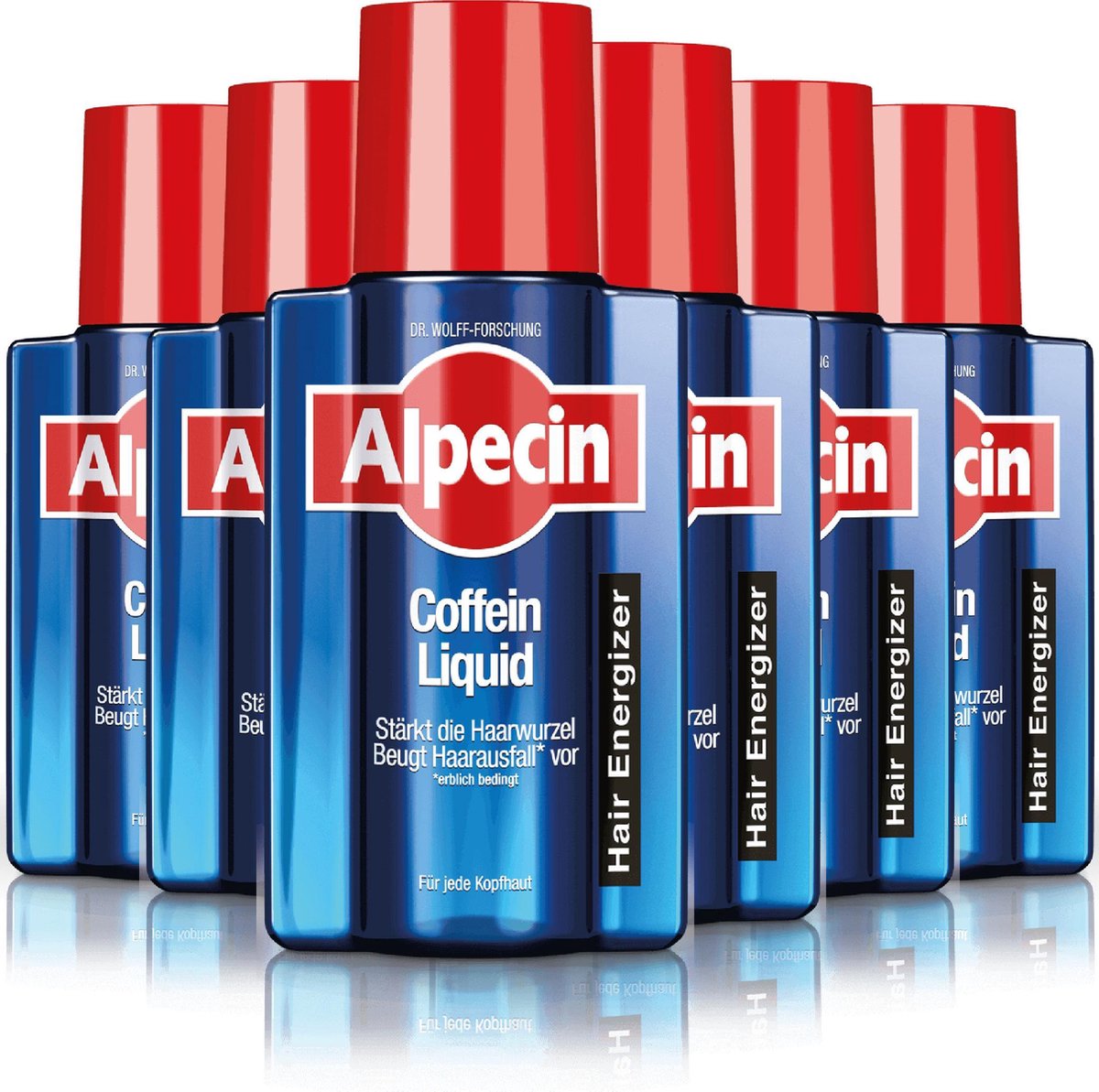 Alpecin Caffeine Liquid Hair Energizer - 6x200ml - Voordeelverpakking