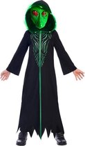 Amscan Kostuum Alien Polyester Zwart/groen 2-delig
