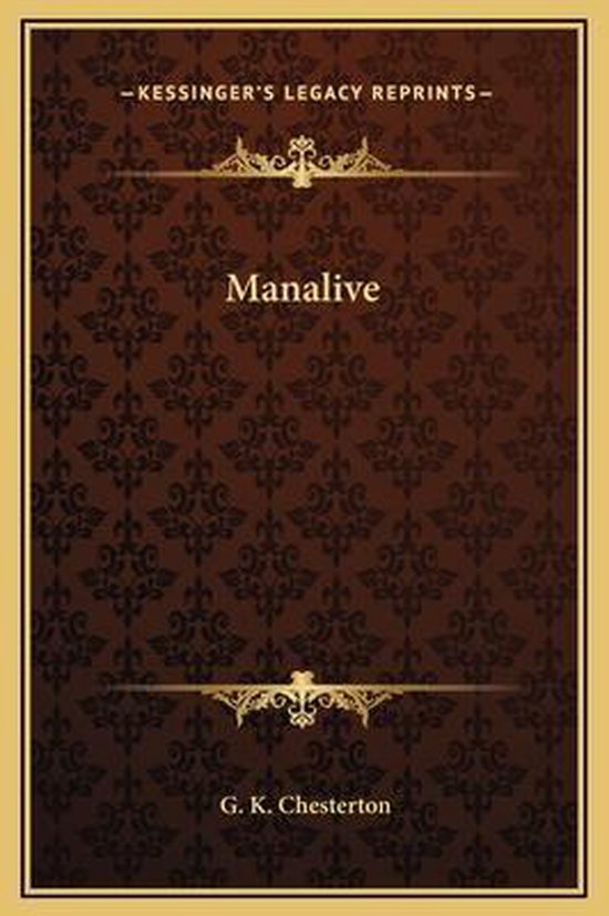 Manalive - cover
