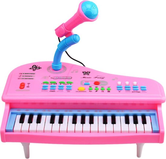 Onregelmatigheden Proberen Commandant Roze Kinderpiano - Met microfoon - 37 keys Multifunctioneel Keyboard -  Meisjes -... | bol.com