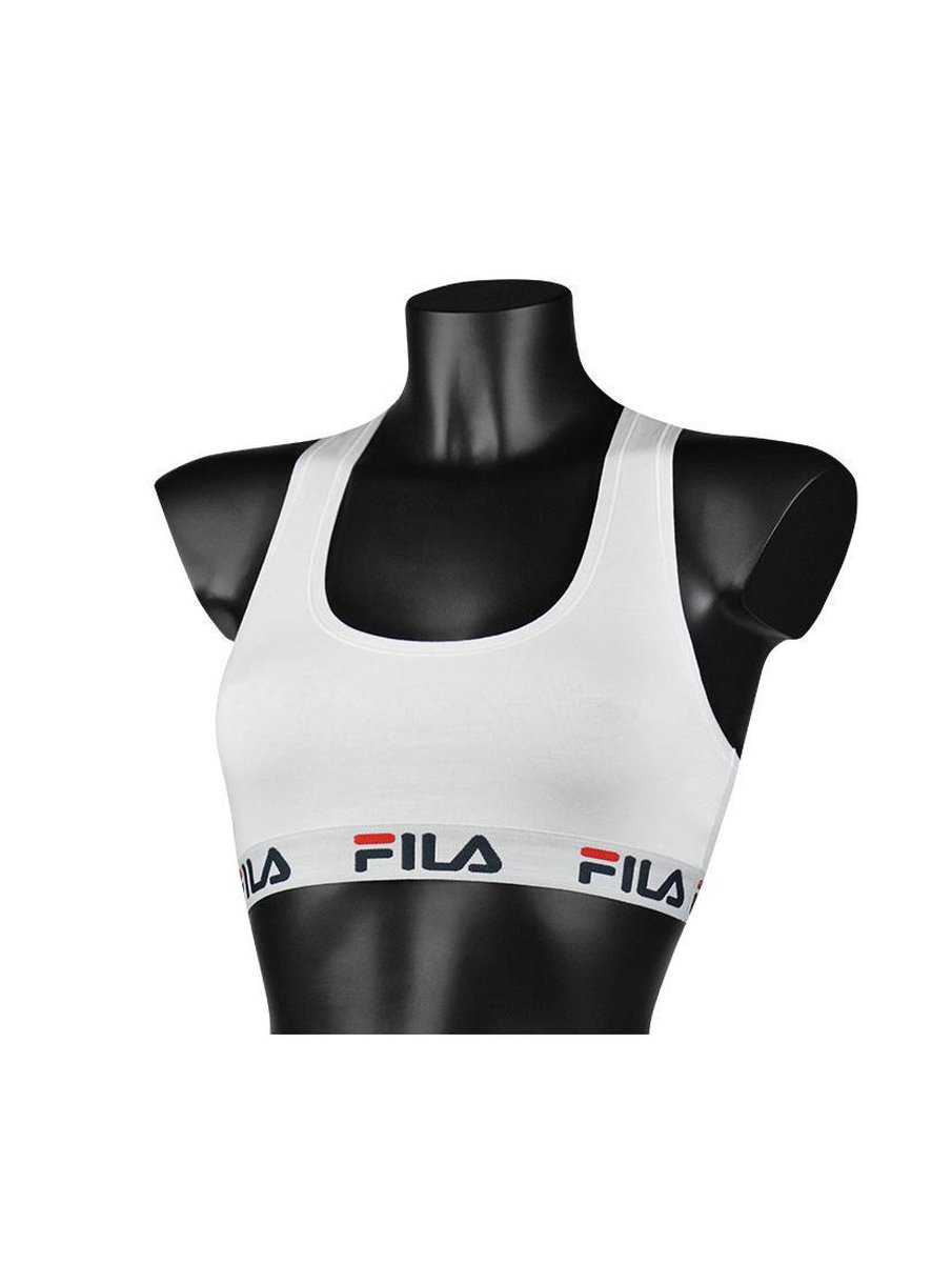 Fila - Woman Bra Elastic Band - Racerback Top - XS - Wit