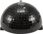EUROLITE Demi Boule Disco - Boule Miroir - Boule Disco 20cm noir avec moteur