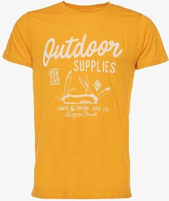 Unsigned heren t-shirt - Geel - Maat 3XL | bol.com
