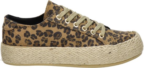 Nelson dames platform sneaker – Leopard – Maat 36