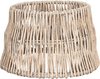 Clayre & Eef Lampenkap Ø 25x16 cm Beige Rotan Rond Rieten Lampenkap