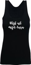 Blijf uit mijn aura dames top maat L