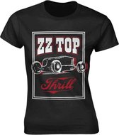 ZZ Top Dames Tshirt -XL- Thrill Zwart