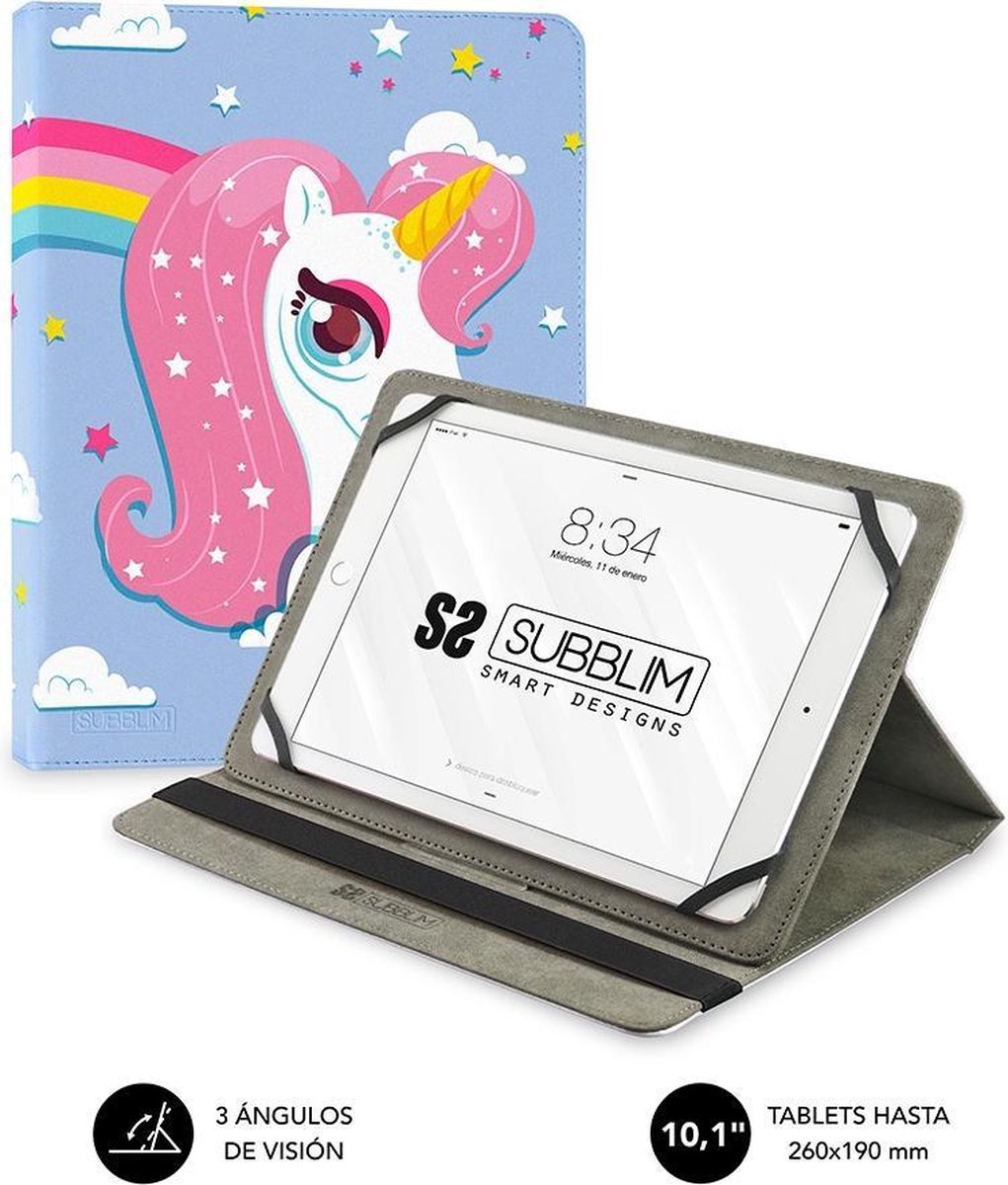 Tablet cover Subblim Funda Tablet Universal TRENDY CASE UNICORN 10.1"