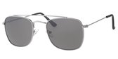 Grijze piloten  zonnebril | Heren/unisex | grijze lens