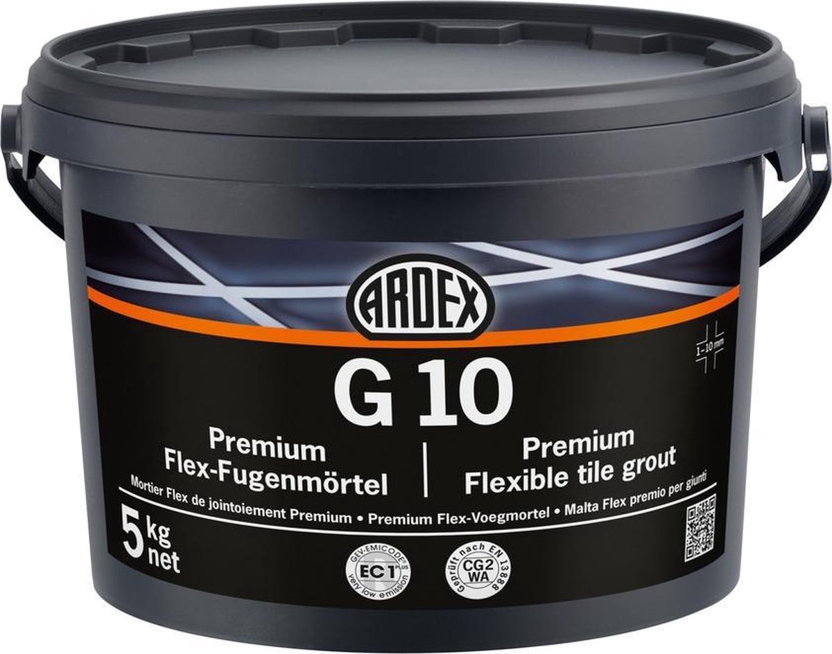 Ardex G10 Premium Flex-Voegmortel zilvergrijs 5kg