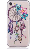 Shop4 - iPhone SE (2022) / SE (2020) / 8 / 7 Hoesje - Zachte Back Case Dromenvanger Transparant
