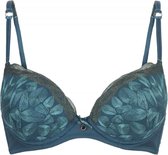 LingaDore - Forest - Push up bh - maat 85A - Blauw Groen