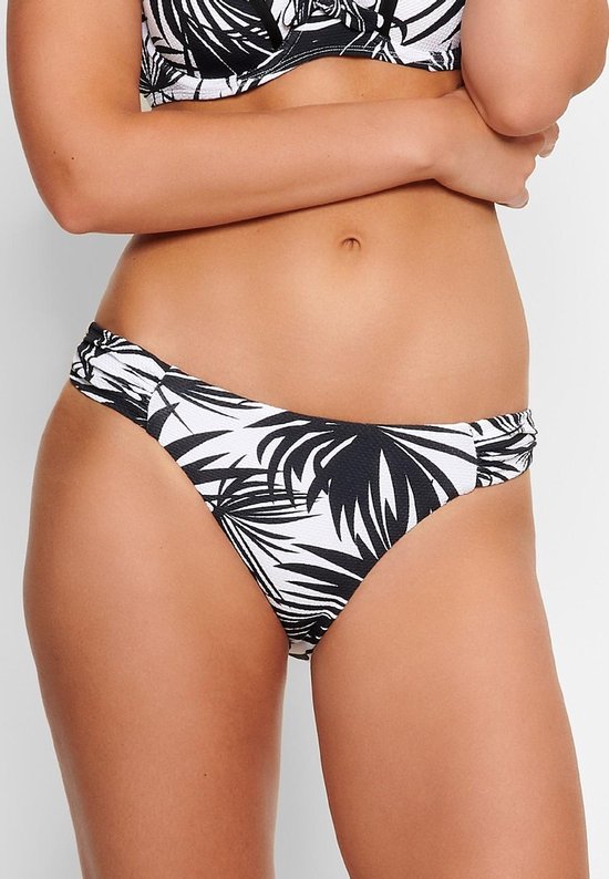 LingaDore Eivi Bikini Slip maat 36 Wit Zwart Dames