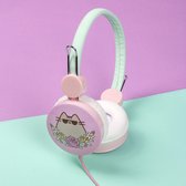 Thumbsup! Koptelefoon Pusheen Meisjes 3,5 Mm Roze/mint