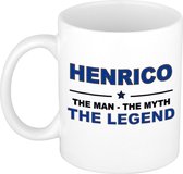 Henrico The man, The myth the legend cadeau koffie mok / thee beker 300 ml