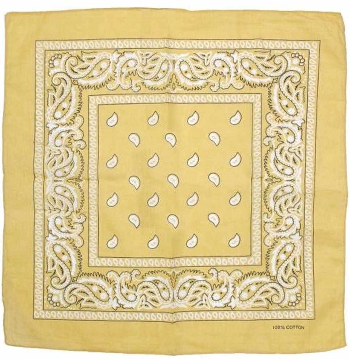 Zac's Alter Ego Bandana Paisley Beige/Wit
