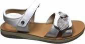 Naturino velcro strik sandalen 5701 wit silver mt 36