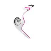 TOO LATE - siliconen horloge - MASH UP BICOLOR - Ø 40 mm - WHITE ACD PINK