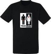True Love heren t-shirt | vrijgezellendag | grappig | cadeau | maat L
