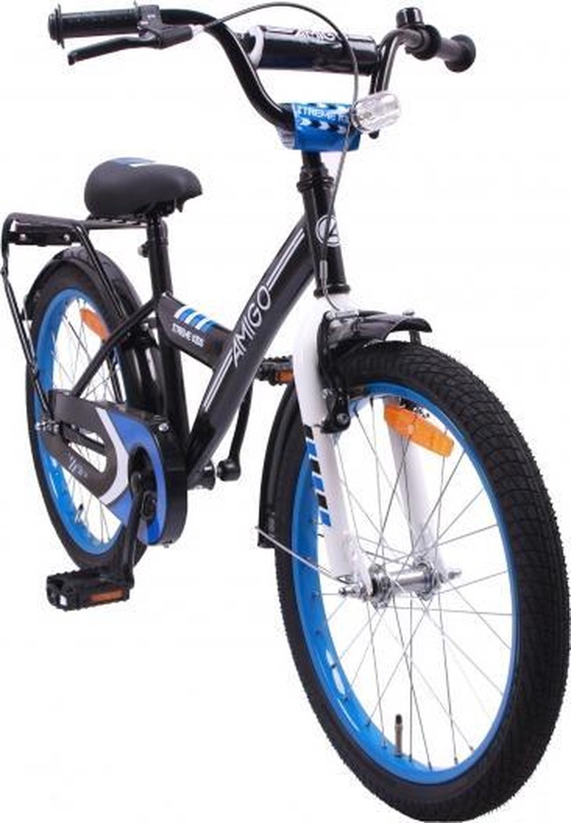 Kinderfiets - Xtreme - 20 inch - zadelhoogte 65 cm - met terugtraprem -  voor jongens - | bol.com
