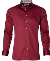 Nils Overhemd - Slilm Fit - Rood - XXL