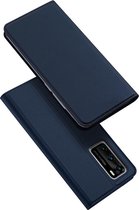 Dux Ducis pro serie - slim wallet hoes - Huawei P40 - Blauw