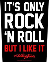 The Rolling Stones Rugpatch It's Only Rock N' Roll Zwart