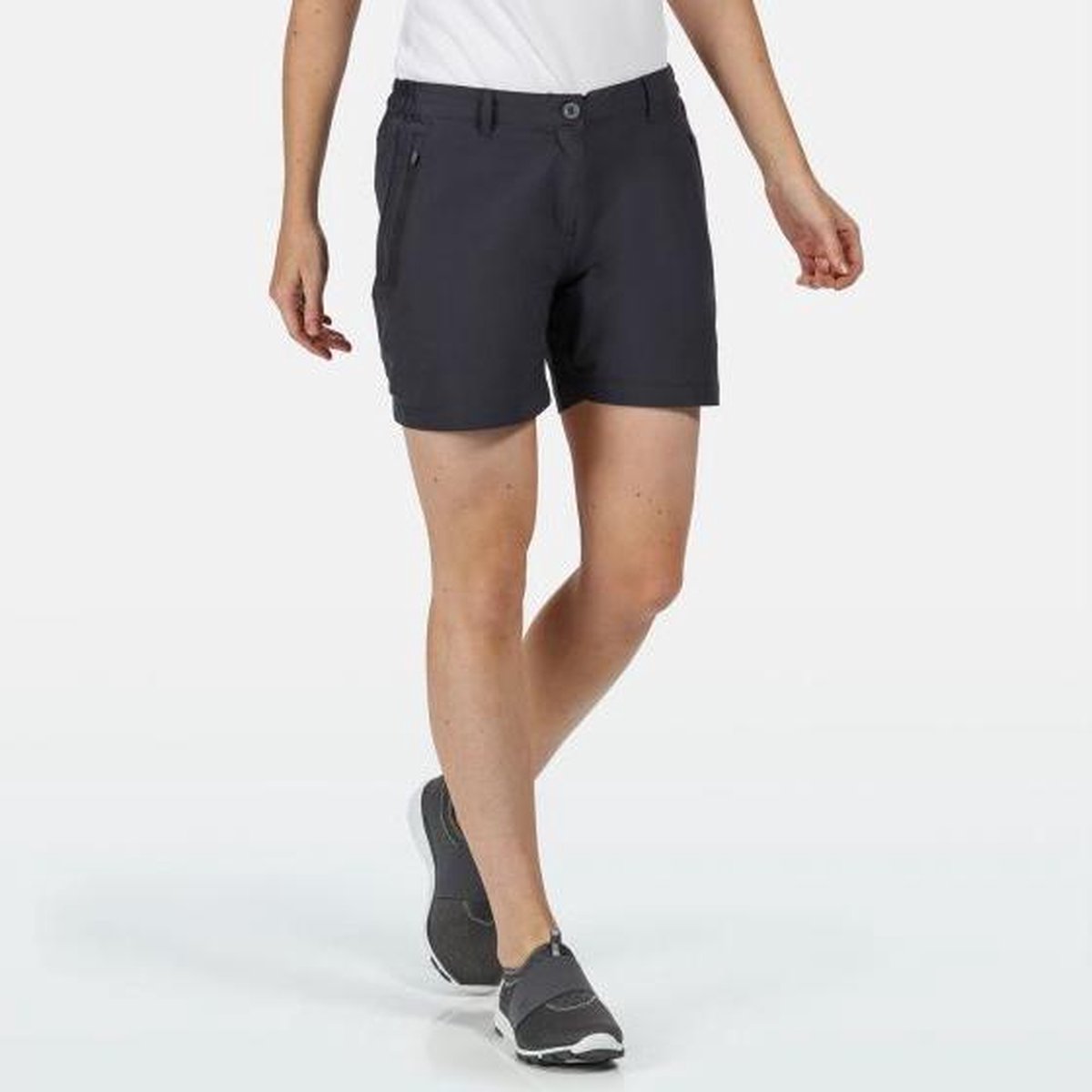 Regatta Women’s Highton Mid Walking Shorts Outdoorbroek Vrouwen Grijs