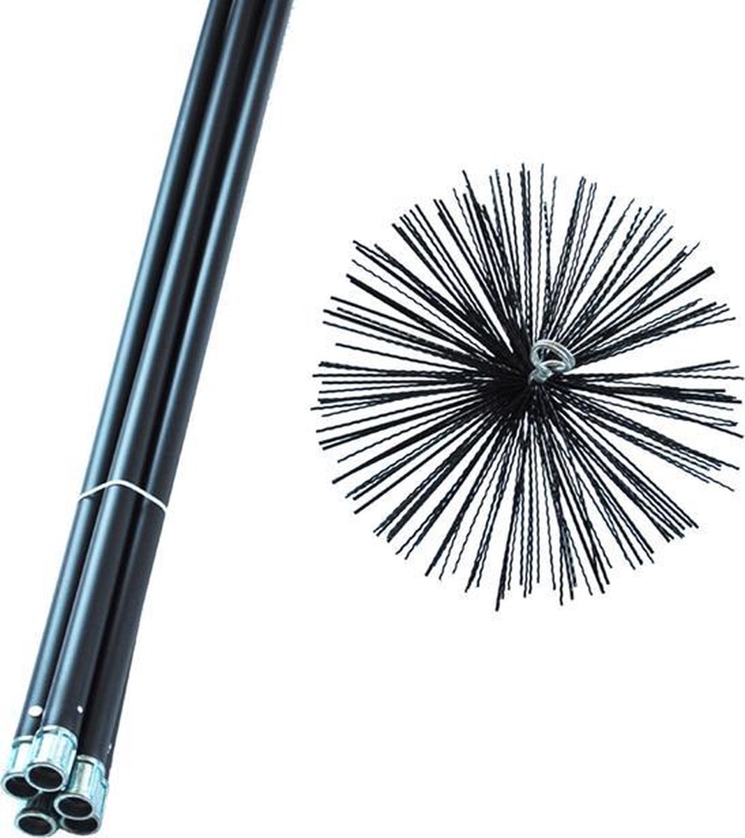 Schoorsteenveegset Nylon 20 cm diam. 7 m