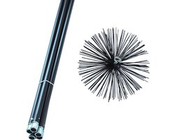 Schoorsteenveegset Nylon 20 cm diam. 7 m