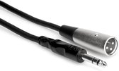 Hosa STX-110M - kabel - 3mtr - jack naar XLR - zwart