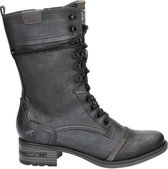 Mustang dames veterboot - Zwart - Maat 42