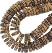 Houten Kralen Natural Look (15 x 4 mm) Patikan (96 stuks)