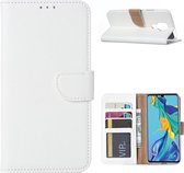 Huawei Mate 30 Lite - Bookcase Wit - portemonee hoesje