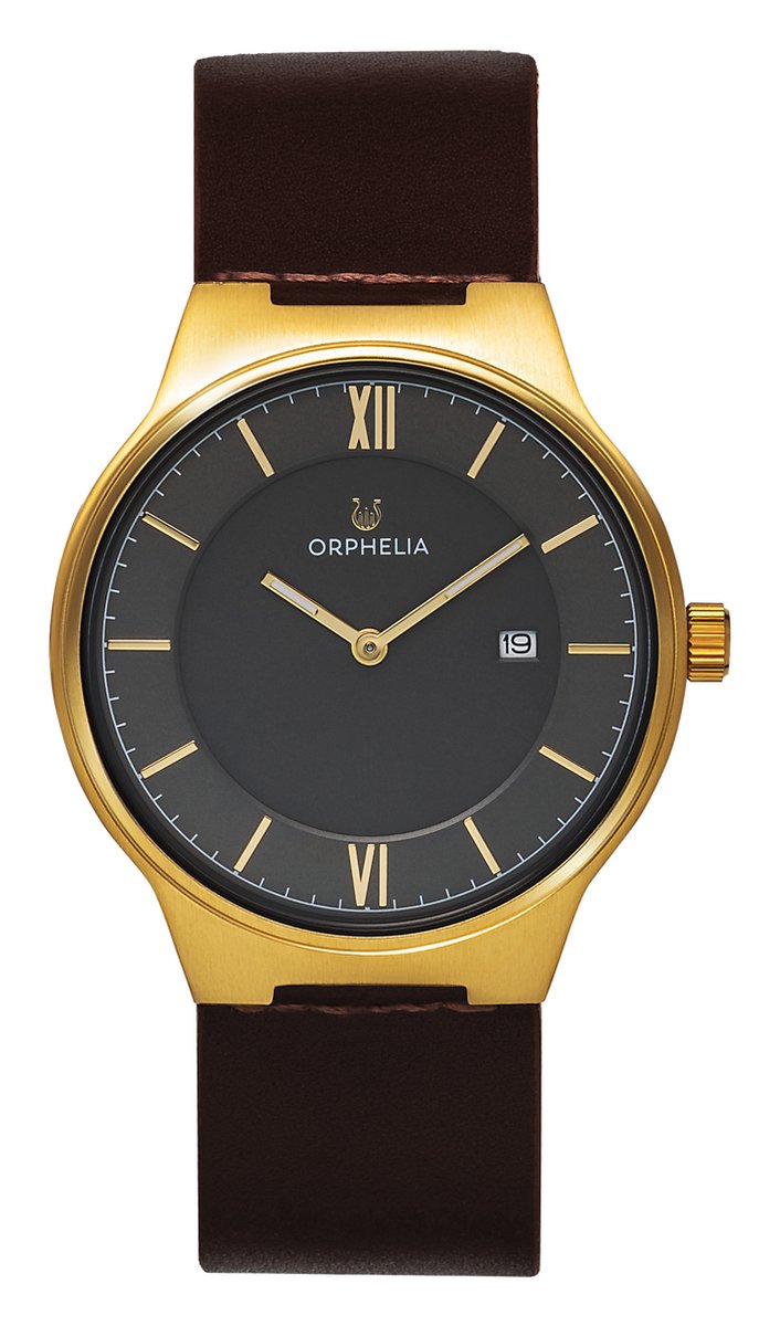 Orphelia Serendipity OR61804 Horloge - Leer - Bruin - Ø 40 mm