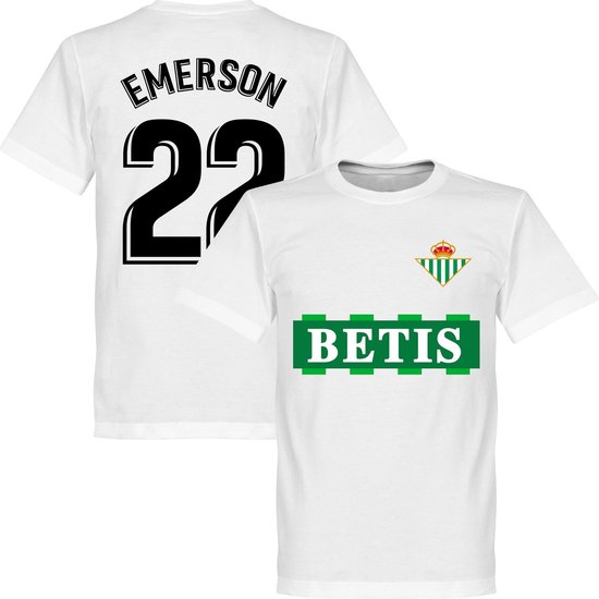 Betis Emerson 22 Team T-Shirt - Wit - L