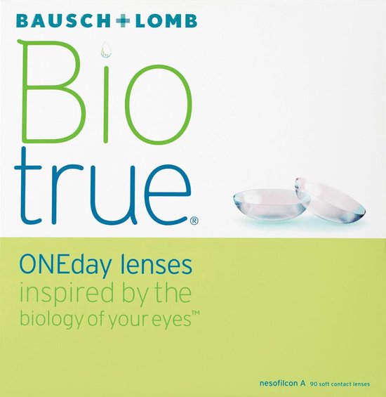 +3.50 - Biotrue® ONEday - 90 pack - Daglenzen - BC 8.60 - Contactlenzen