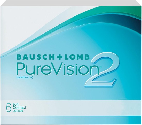 -11,00 - PureVision®2 - 6 pack - Lentilles mensuelles - Lentilles de contact