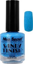Sandy Finish Nagellak Blauw