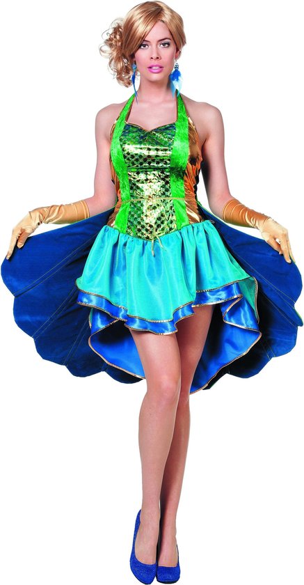 Kostuum | Pronkende Dames Pauw | Vrouw | Maat 44 | Carnavalskleding | Verkleedkleding | bol.com