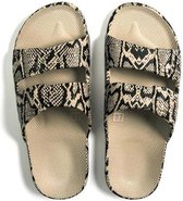 Freedom Moses Slippers Cobra Slides Beige Maat:37/38