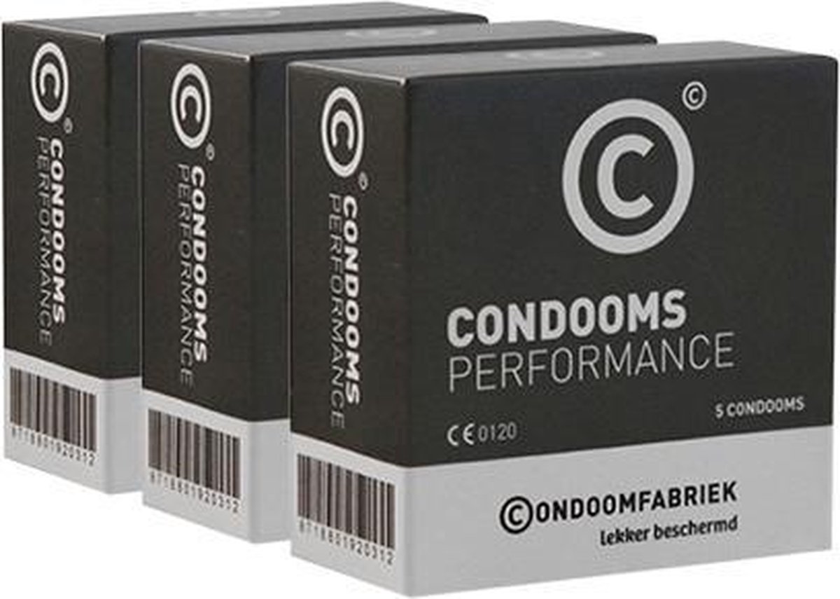 Condoomfabriek Performance Condooms voordeelpakket 15st