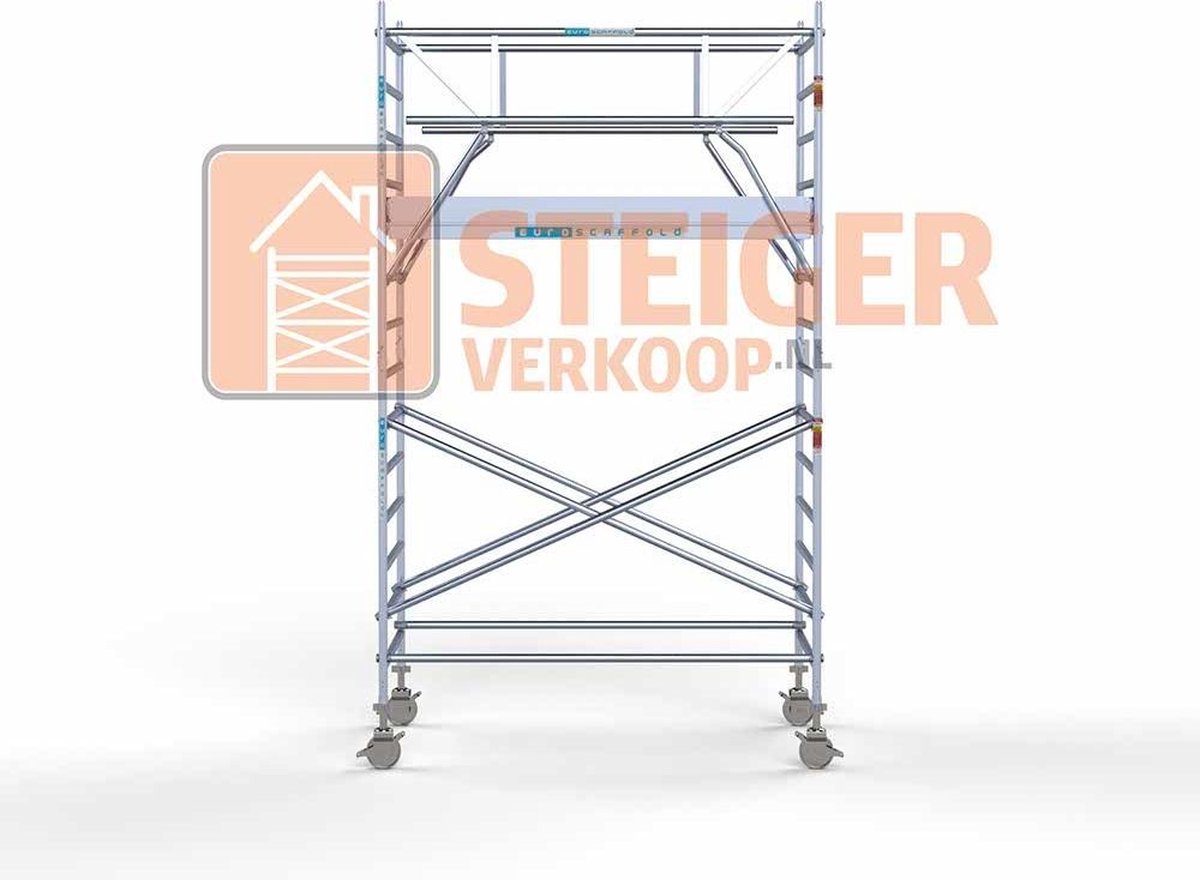 Rolsteiger Standaard 135x250 5,2m werkhoogte carbon vloer + dubbele ...
