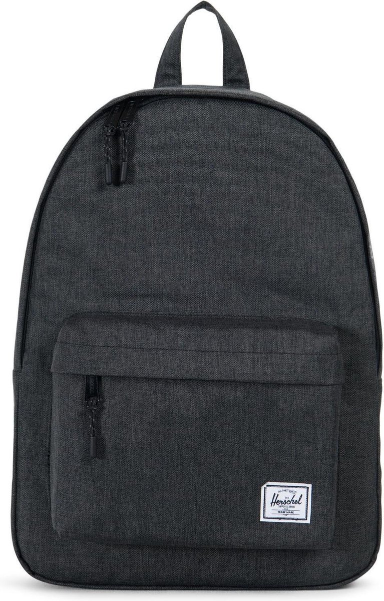 Classic - Black Crosshatch / The original backpack - basic 'everyday' rugzak met 24L opbergruimte / Beperkte Levenslange Garantie / Zwart