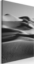 Schilderijen Op Canvas - Schilderij - Desert Dunes (1 Part) Vertical 40x60 - Artgeist Schilderij