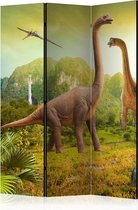 Kamerscherm - Scheidingswand - Vouwscherm - Dinosaurs [Room Dividers] 135x172 - Artgeist Vouwscherm
