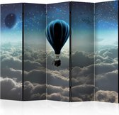 3D Tapijt Vouwscherm - Kamerscherm - Scheidingswand - Night expedition II [Room Dividers] 225x172 - 3D Tapijt