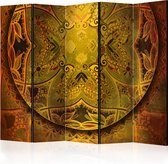 Kamerscherm - Scheidingswand - Vouwscherm - Mandala: Golden Poem II [Room Dividers] 225x172 - Artgeist Vouwscherm