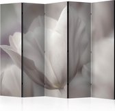 Kamerscherm - Scheidingswand - Vouwscherm - Tulip - black and white photo II [Room Dividers] 225x172 - Artgeist Vouwscherm