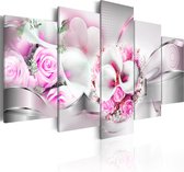 Schilderijen Op Canvas - Schilderij - Pink Marriage 200x100 - Artgeist Schilderij